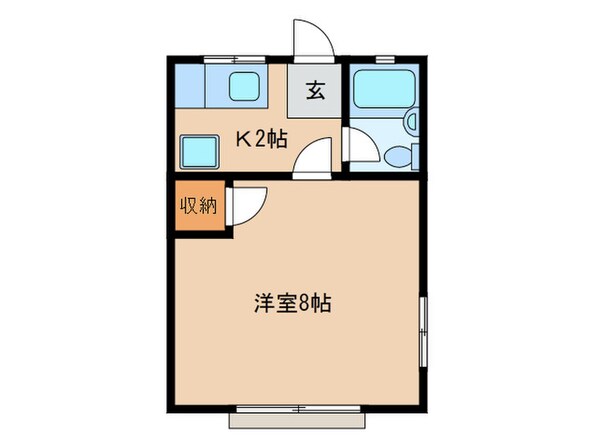 レインボー丸根の物件間取画像